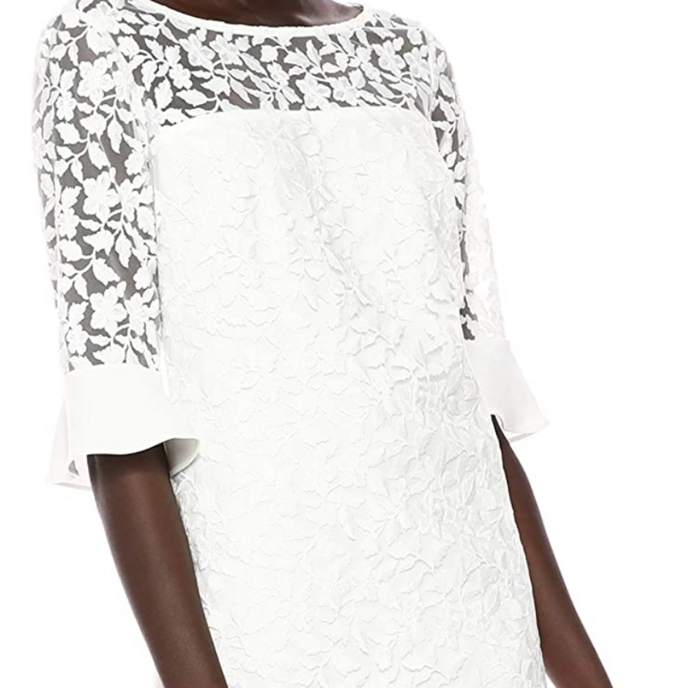 Adrianna Papell Althea Embroidery Shift Dress
